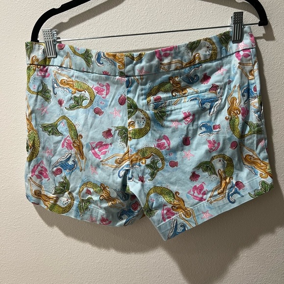 Kaeli Smith size 10 Colorful Mermaid Print Women's Shorts, chino style, GUC - Picture 3 of 6